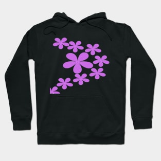 Purple flowers Hoodie